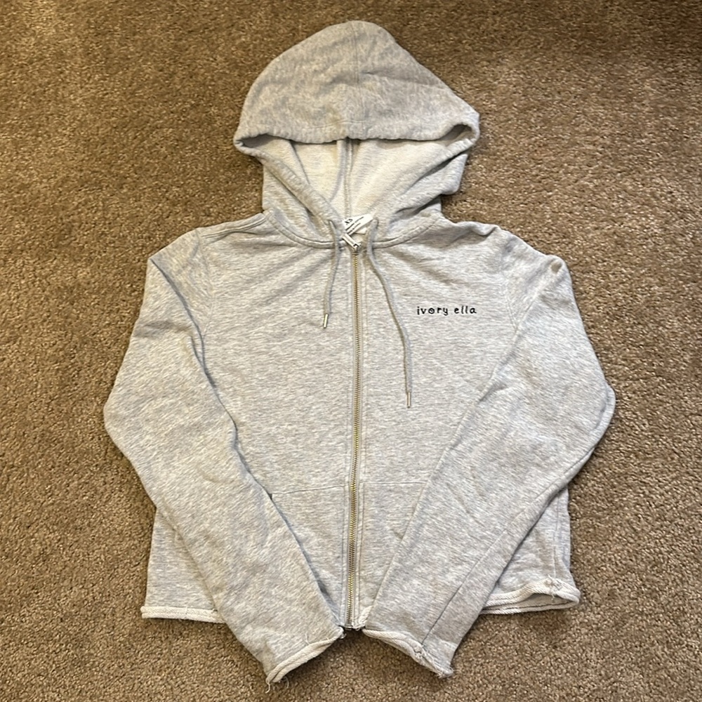 Ivory Ella grey zip up